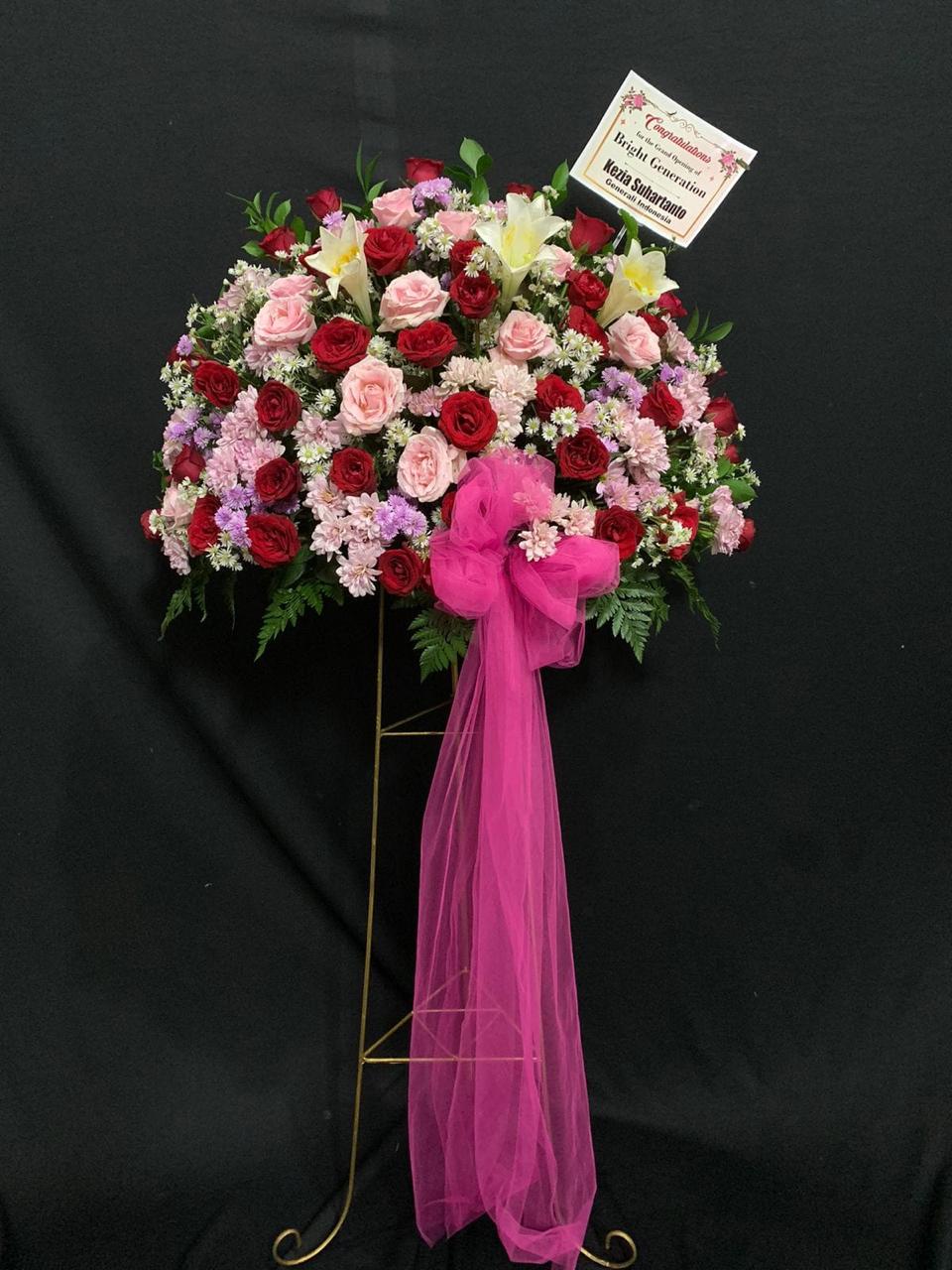 Bunga standing flower Karanganyar Solo elegan